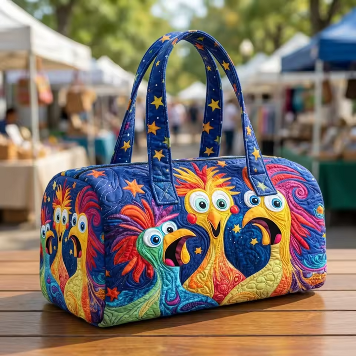 Perrine | Sac de voyage souple fait main – sac de voyage souple motif Perrine