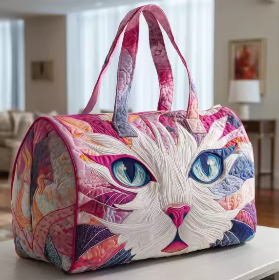 Julie | Sac de voyage souple fait main – sac de voyage souple motif Julie