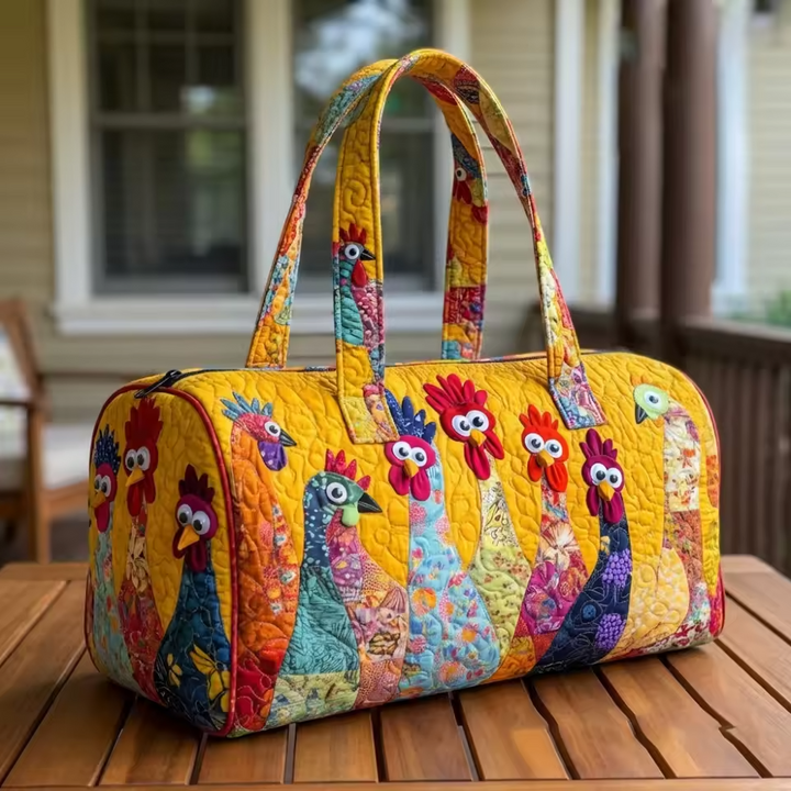 Caroline | Sac de voyage souple fait main – sac de voyage souple motif Caroline