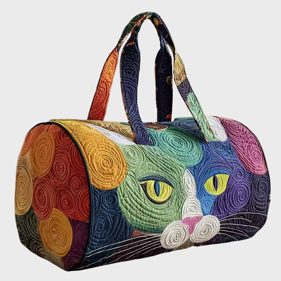 Océane | Sac de voyage souple fait main – sac de voyage souple motif bord de mer, vue 2