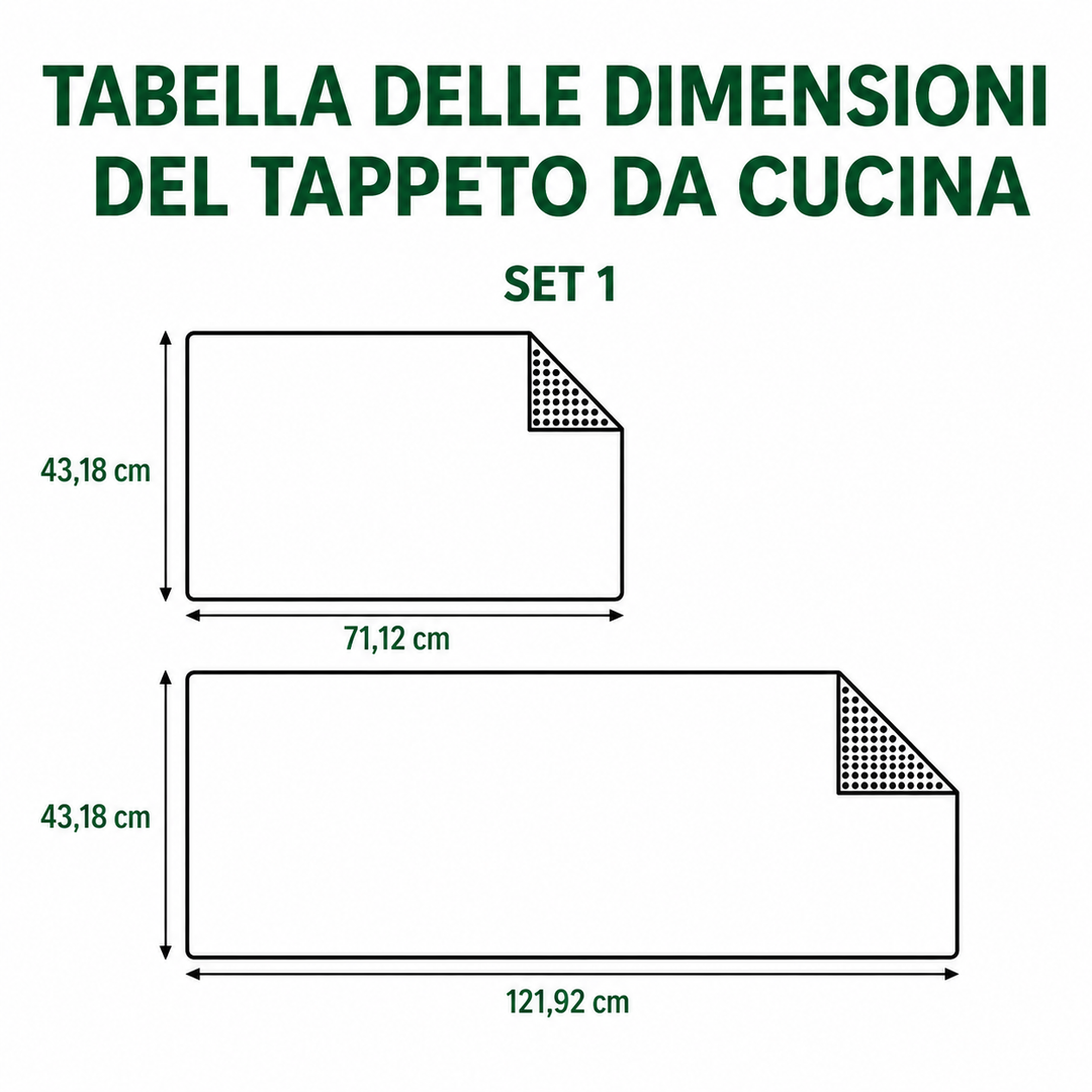 Tapis de cuisine antidérapant – Noël