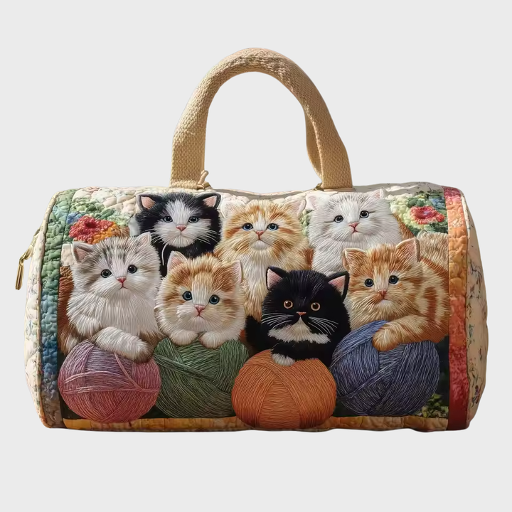 Inès | Sac de voyage souple fait main – sac de voyage souple motif Inès, vue 2