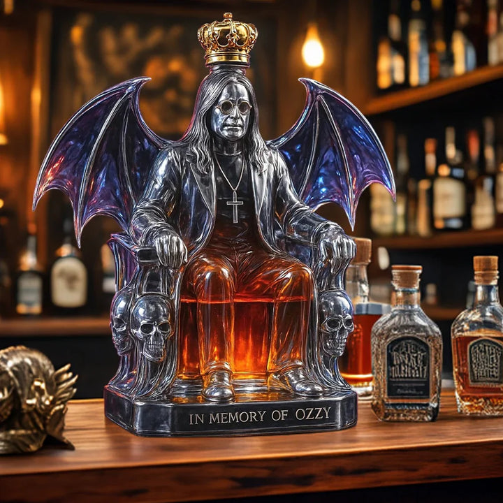 Bouteille de Whisky "En l'honneur d'Ozzy "