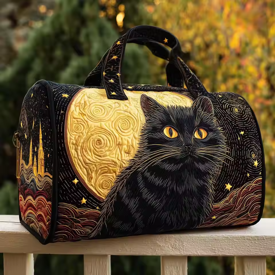 Pauline | Sac de voyage souple fait main – sac de voyage souple motif Pauline