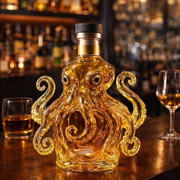Bouteille de Whisky - Édition Poulpe