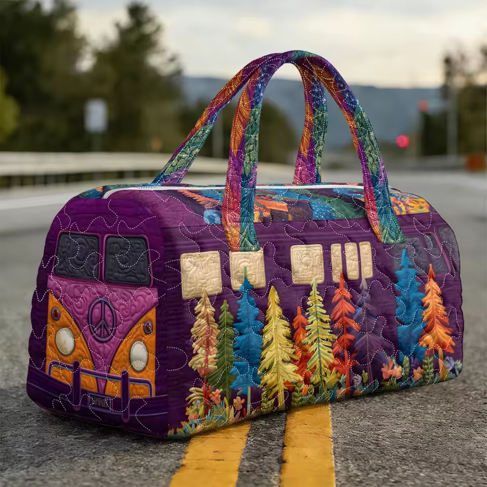 Céline | Sac de voyage souple fait main – sac de voyage souple motif Céline