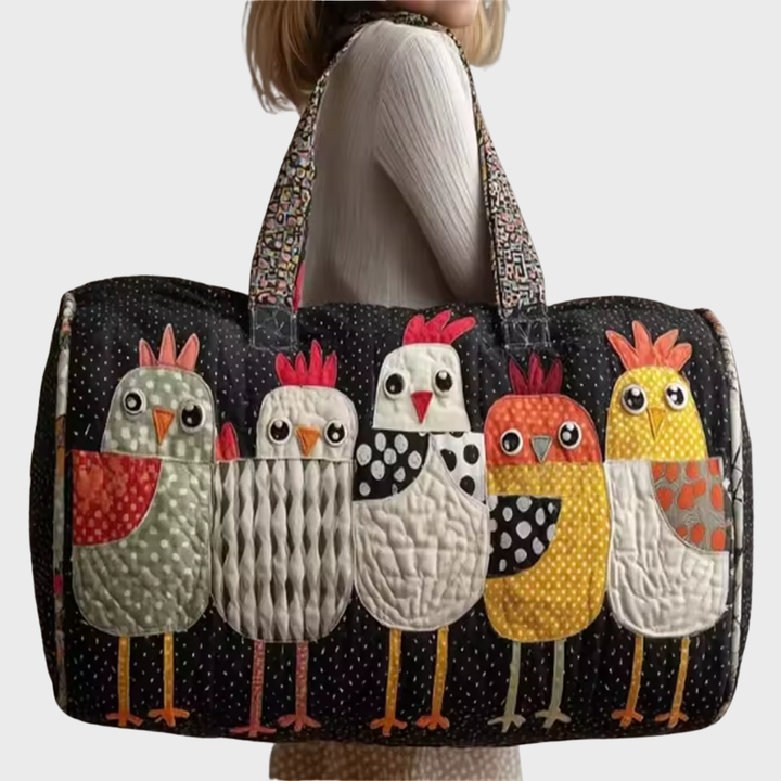 Sarah | Sac de voyage souple fait main – sac de voyage souple motif Sarah, vue 2