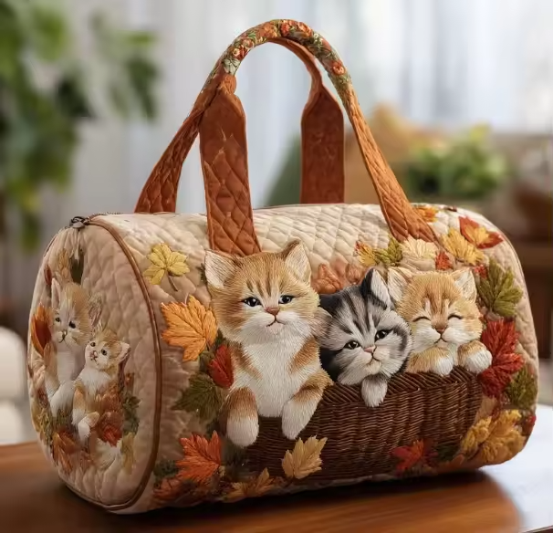 Élise | Sac de voyage souple fait main – sac de voyage souple motif Élise