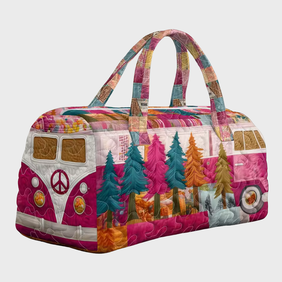 Delphine | Sac de voyage souple fait main – sac de voyage souple motif Delphine, vue 2