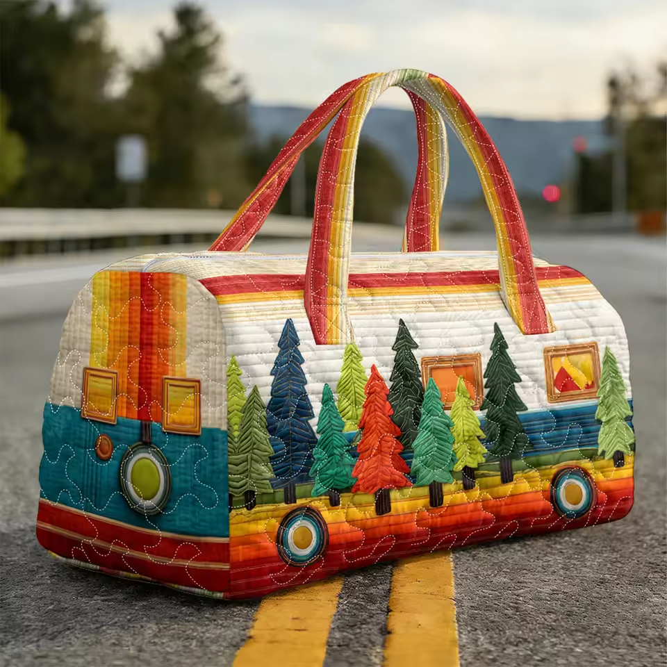 Mélanie | Sac de voyage souple fait main – sac de voyage souple motif Mélanie