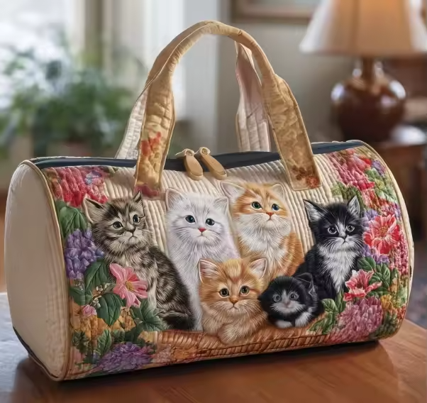 Sophie | Sac de voyage souple fait main – sac de voyage souple motif Sophie