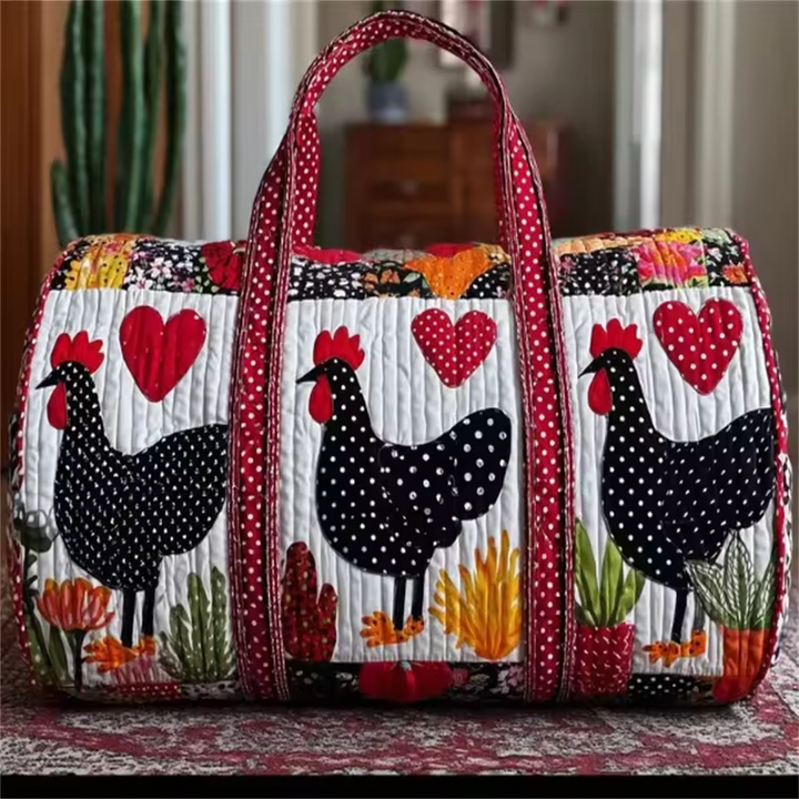 Angélique | Sac de voyage souple fait main – sac de voyage souple motif Angélique