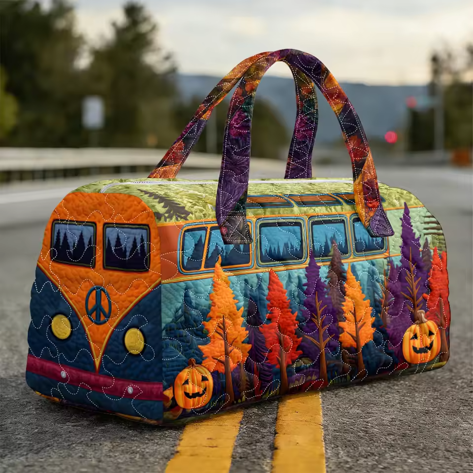 Claire | Sac de voyage souple fait main – sac de voyage souple motif Claire
