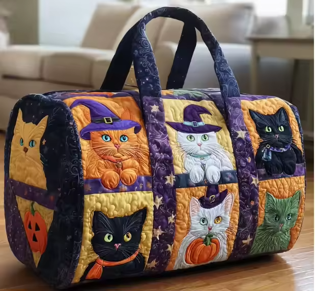 Valentine | Sac de voyage souple fait main – sac de voyage souple motif Valentine