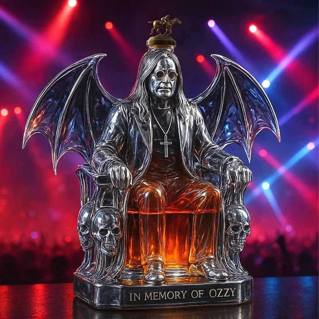 Bouteille de Whisky "En l'honneur d'Ozzy "