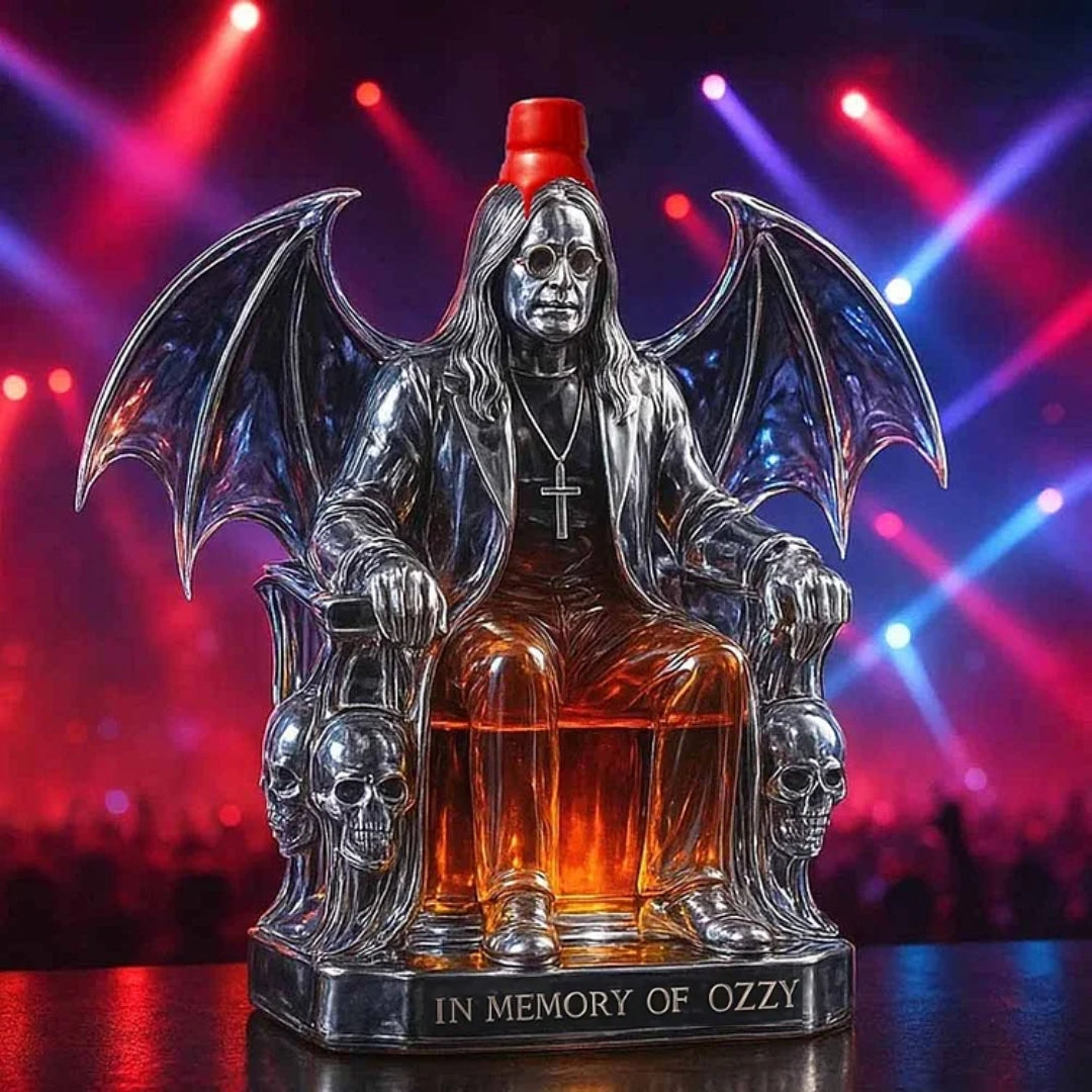 Bouteille de Whisky "En l'honneur d'Ozzy "