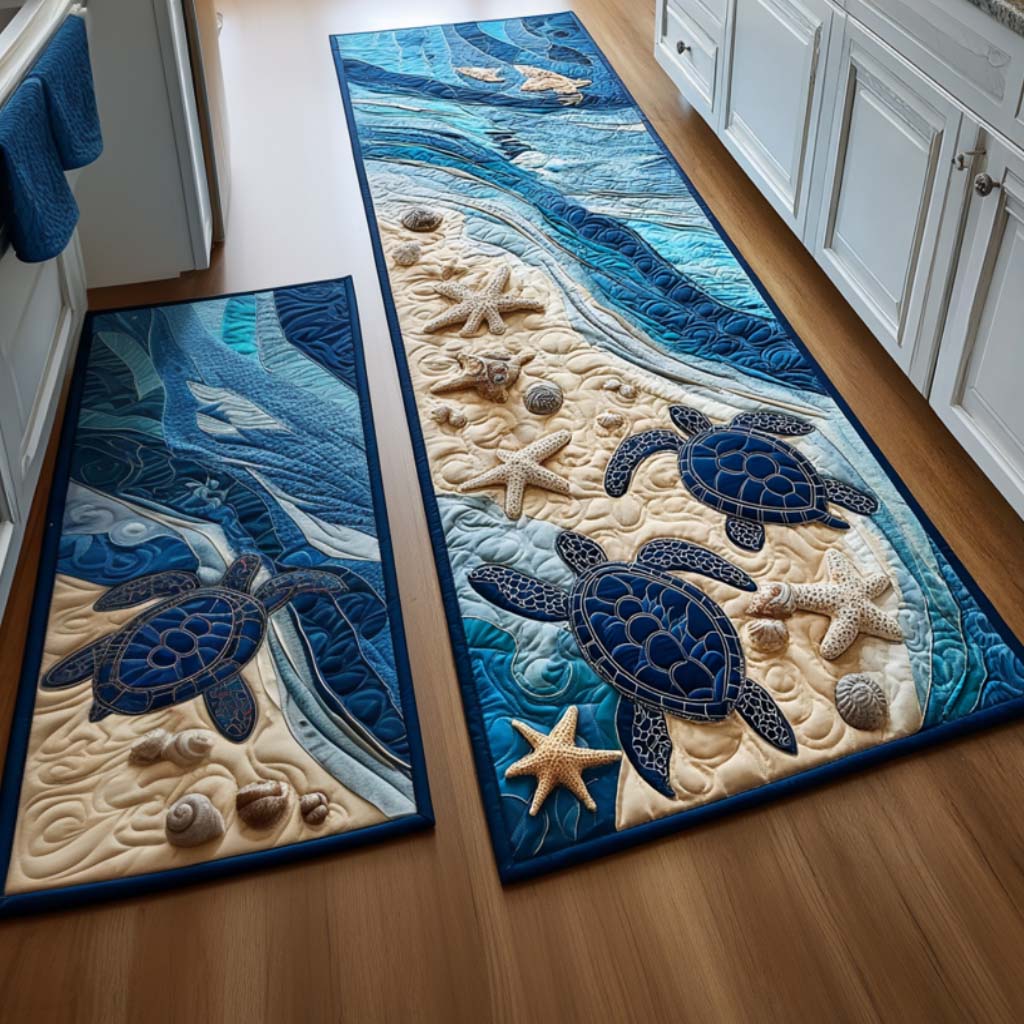 Tapis de cuisine antidérapant – Voyage au bord de mer
