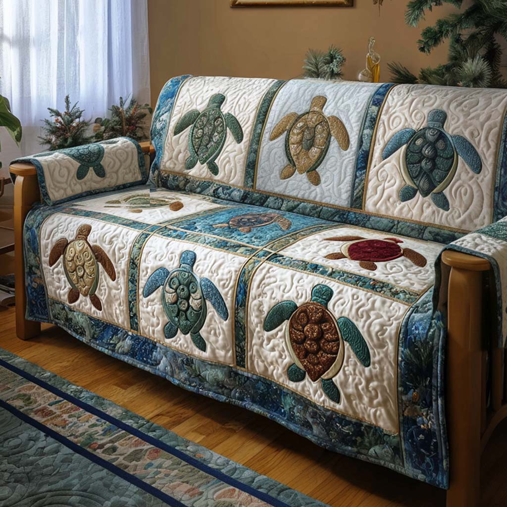 Housse de canapé matelassée – Tortue