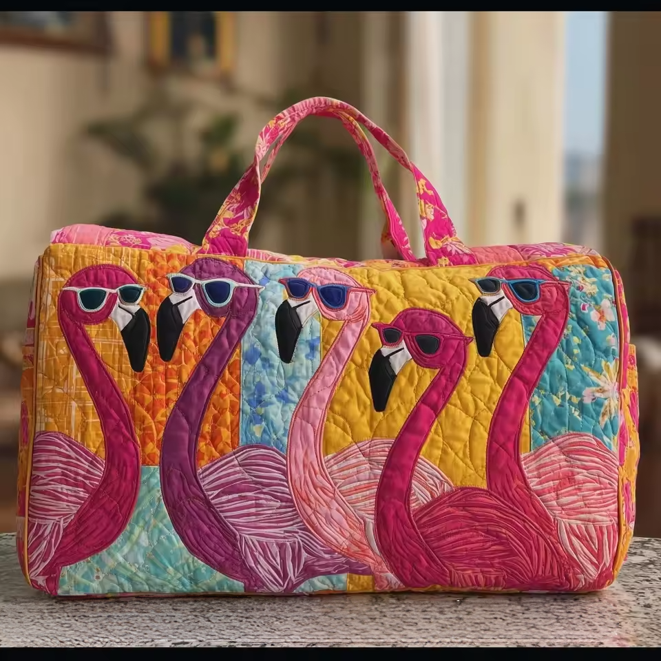Odile | Sac de voyage souple fait main – sac de voyage souple motif Odile
