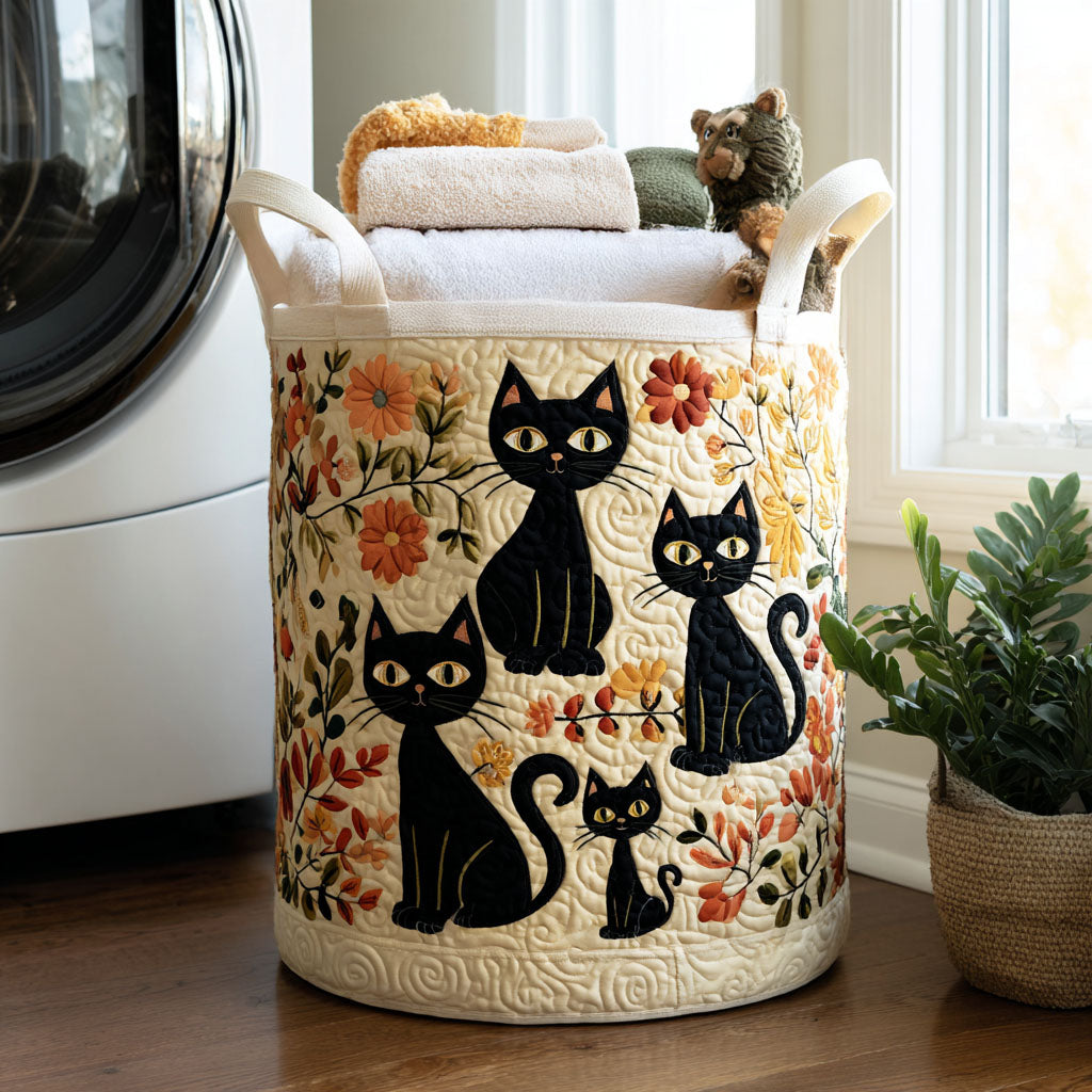 Panier à linge matelassé – Forme de chat – vue 6