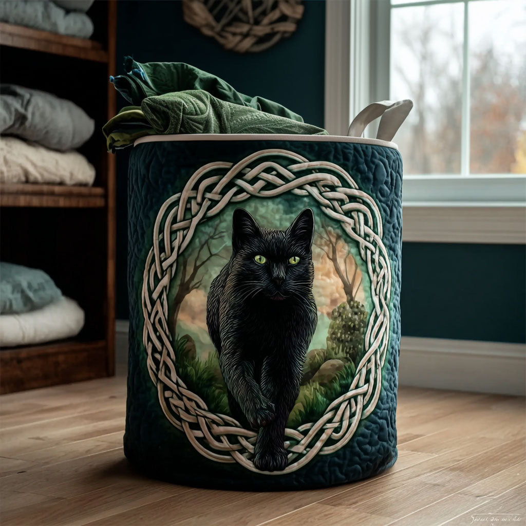 Panier à linge matelassé – Chats – vue 1
