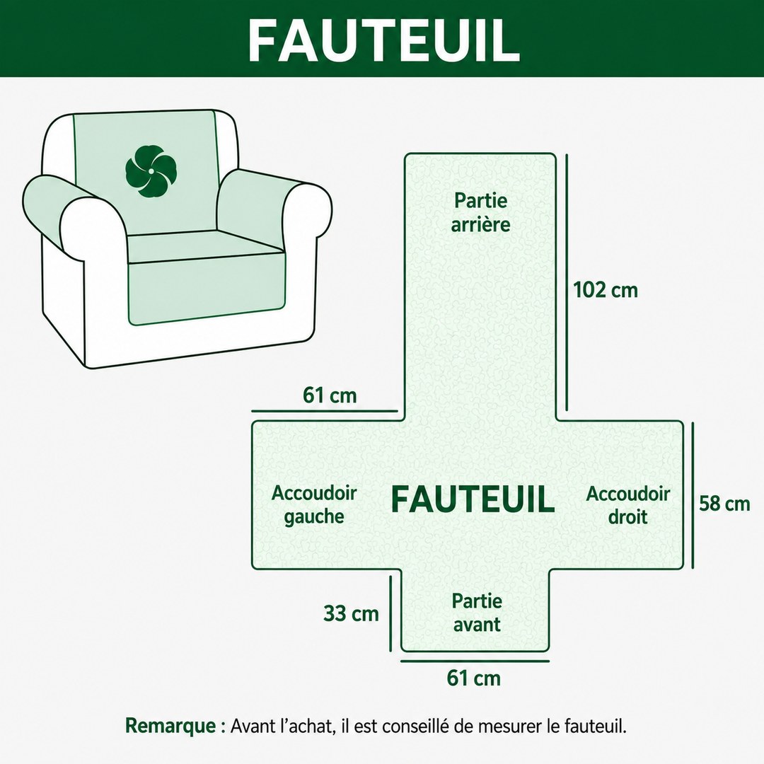 Housse de canapé matelassée – Bonhomme en pain d’épices – image 2