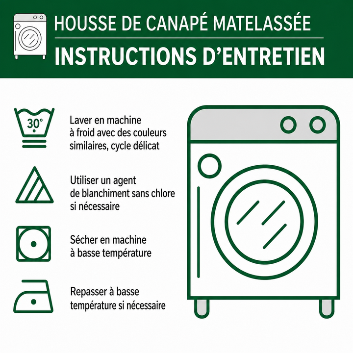 Housse de canapé matelassée – Bonhomme en pain d’épices – image 8