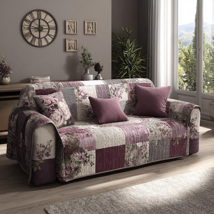 Housse de canapé matelassée – Style champêtre – image 1