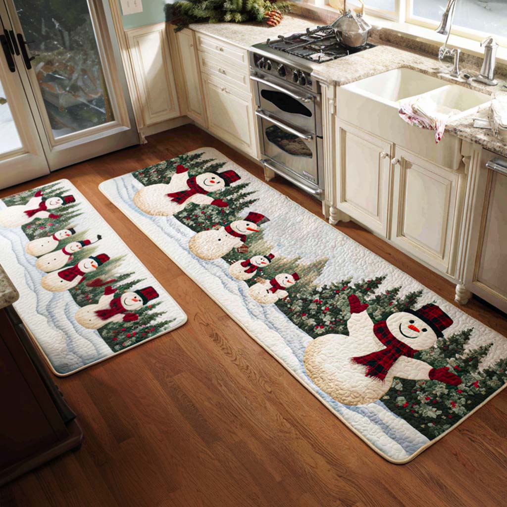 Tapis de cuisine antidérapant – Joie de décembre