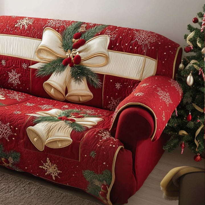 Housse de canapé matelassée – Motif de Noël