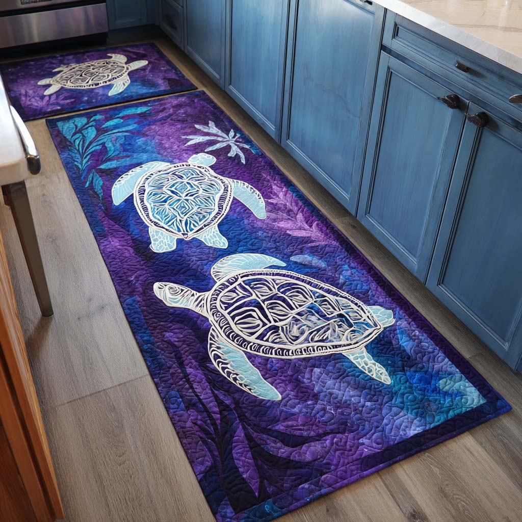 Tapis de cuisine antidérapant – Fonds marins profonds