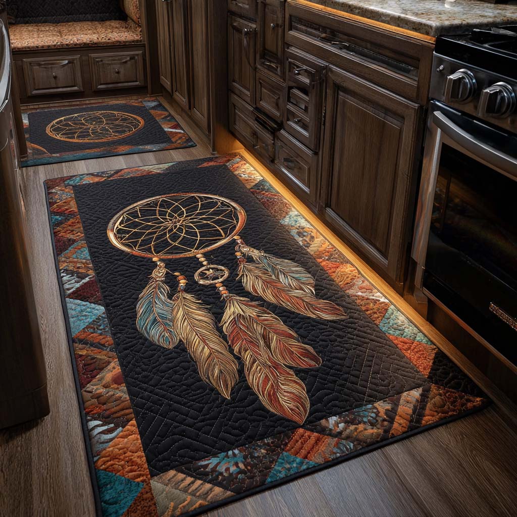 Tapis de cuisine antidérapant – Motif attrape-rêves