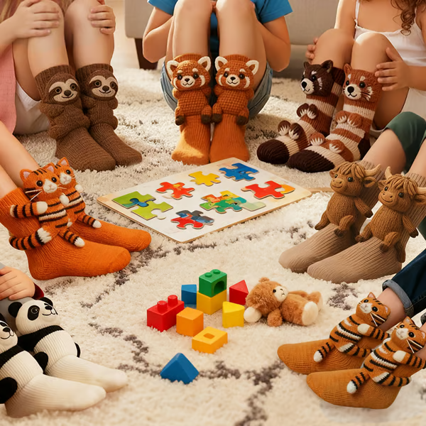 Daisy Reindeer Socks