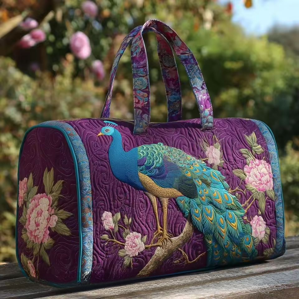 Alice | Sac de voyage souple fait main – sac de voyage souple motif Alice