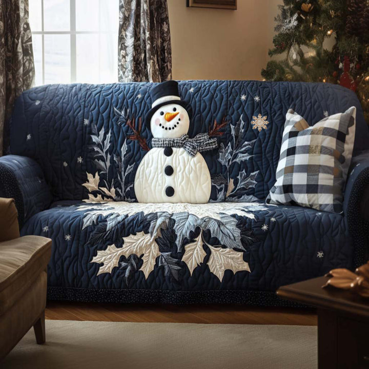 Housse de canapé matelassée – Elfe de Noël – image 1