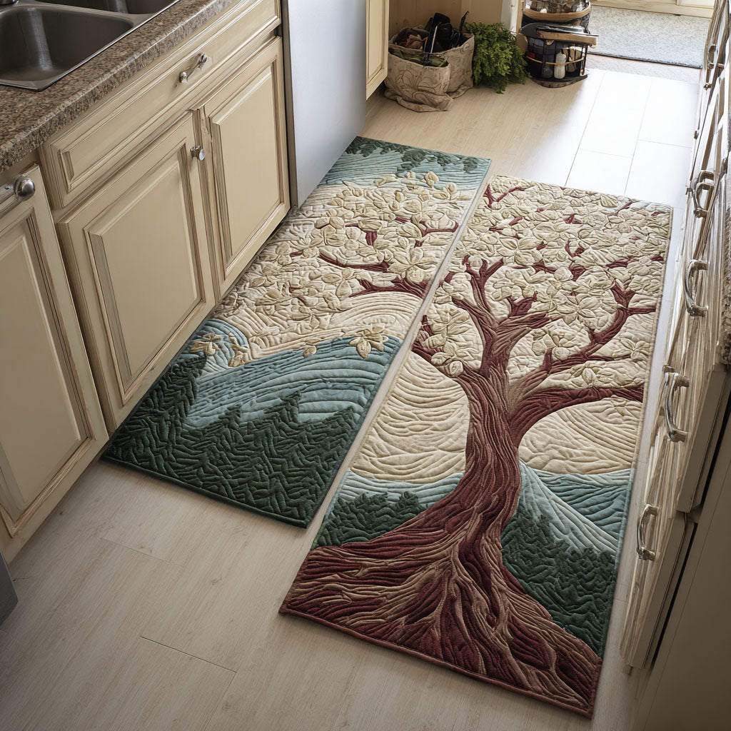 Tapis de cuisine antidérapant – Branche décorative