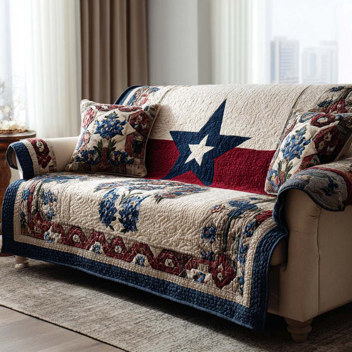 Housse de canapé matelassée – Style américain