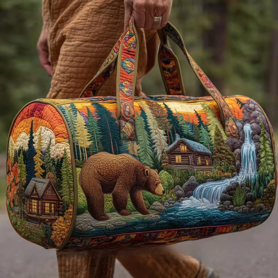 Florence | Sac de voyage souple fait main – sac de voyage souple motif Florence