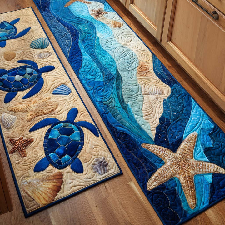 Tapis de cuisine antidérapant – Tortue marine