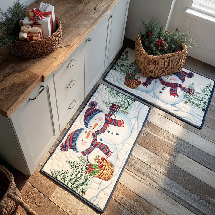 Tapis de cuisine antidérapant – Hiver délicat