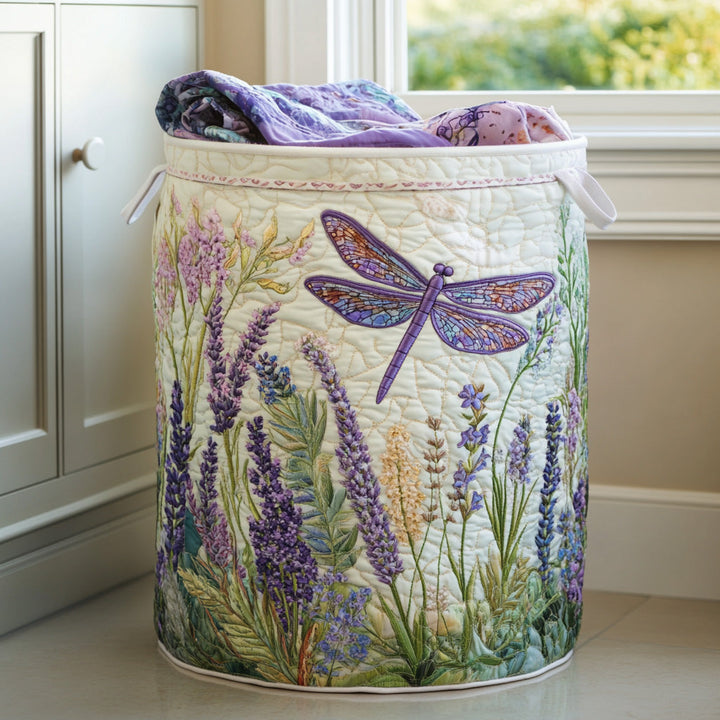 Panier à linge matelassé – Libellule