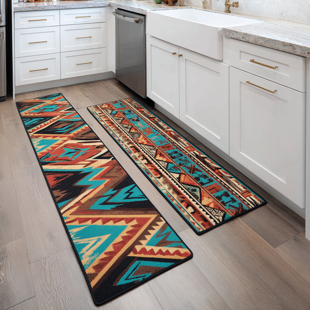 Tapis de cuisine antidérapant – Motif attrape-rêves