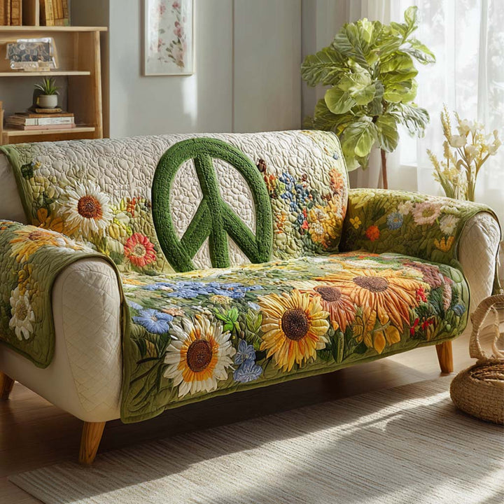 Housse de canapé matelassée – Style hippie