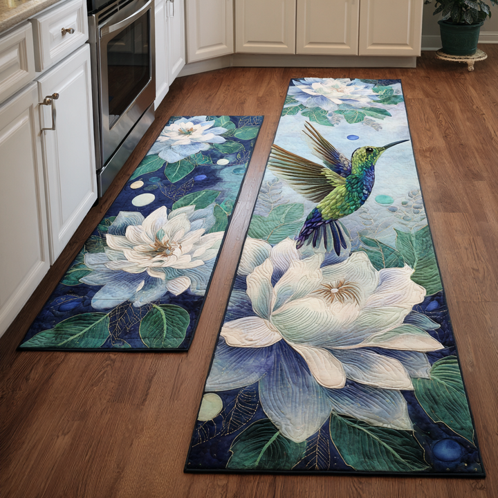 Tapis de cuisine antidérapant – Colibri délicat
