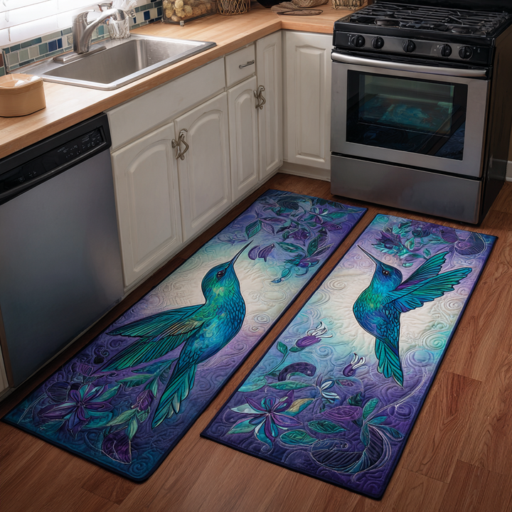 Tapis de cuisine antidérapant – Colibri
