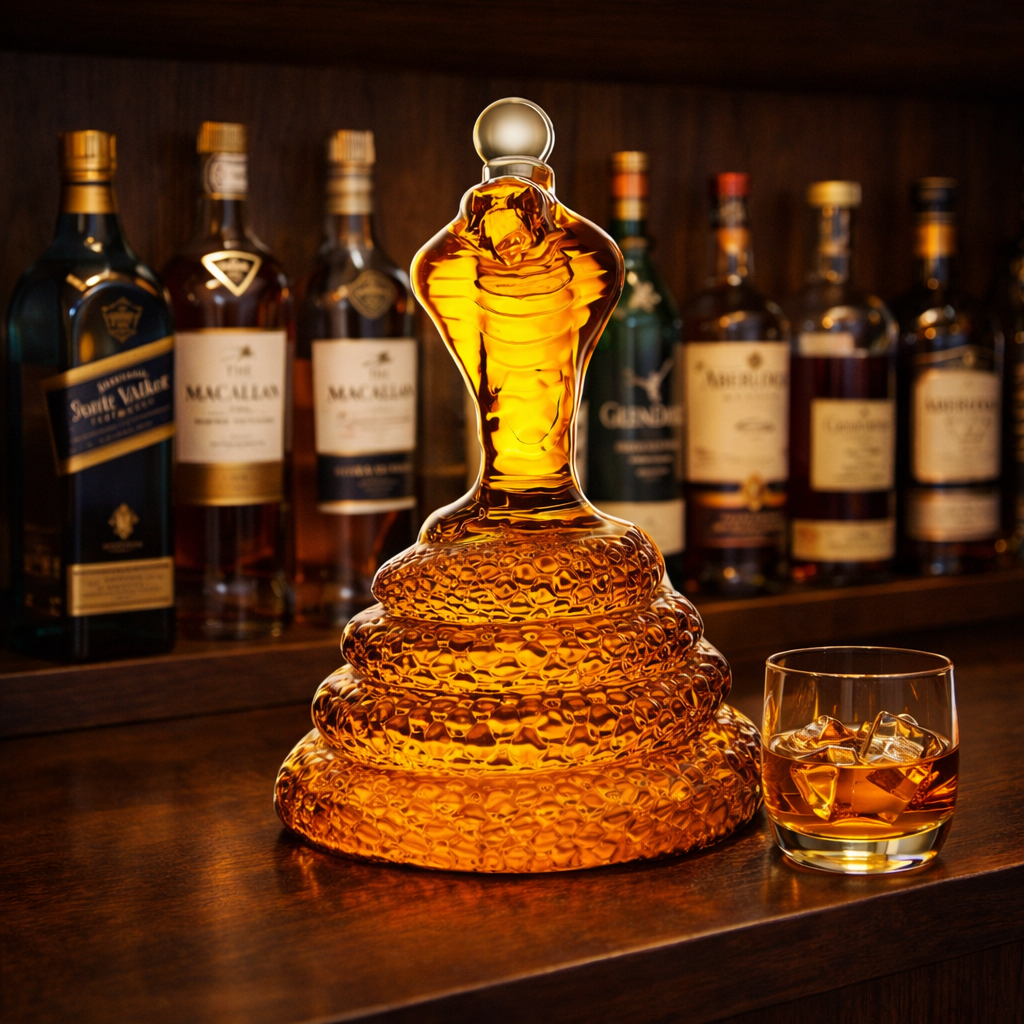 Bouteille de Whisky - Édition Serpent