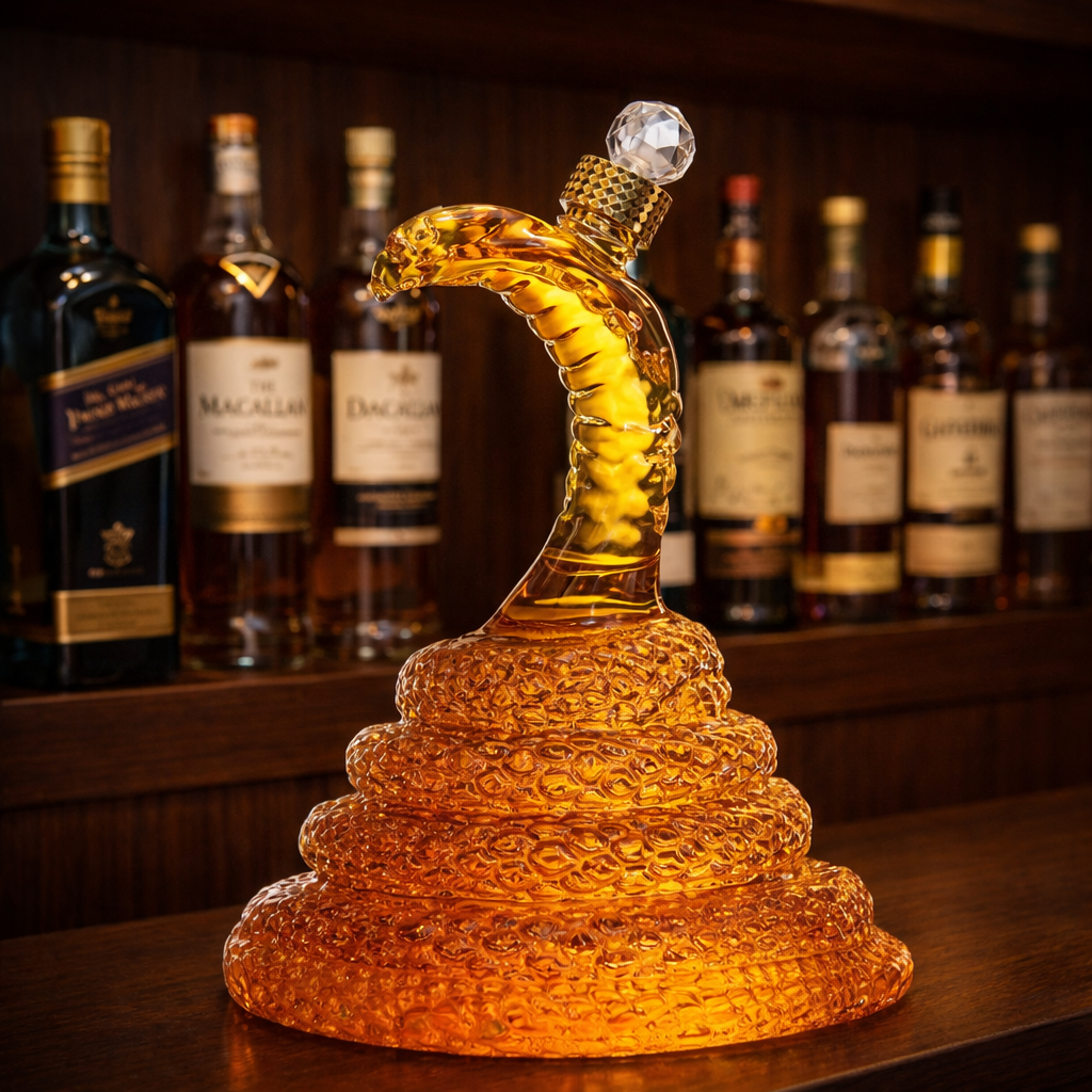 Bouteille de Whisky - Édition Serpent