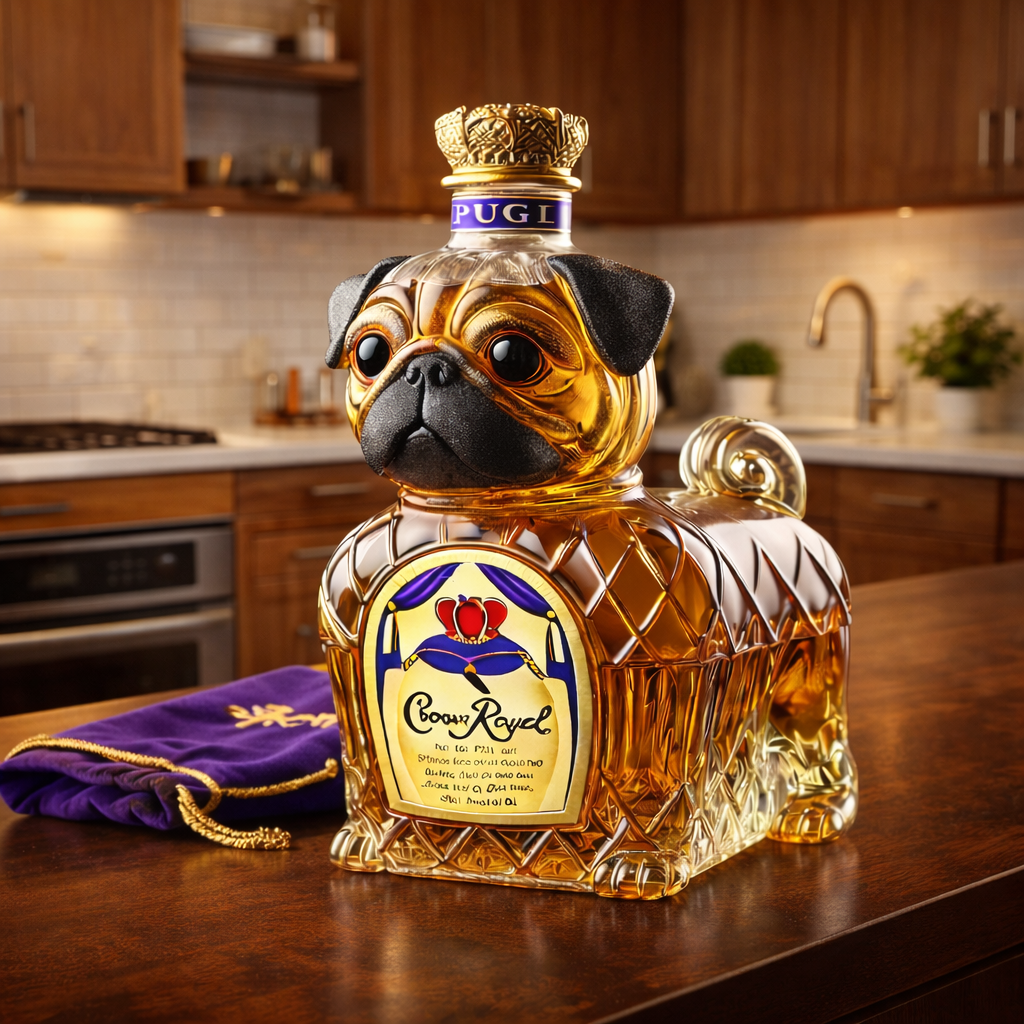 Bouteille de Whisky - Édition Bouledogue Français