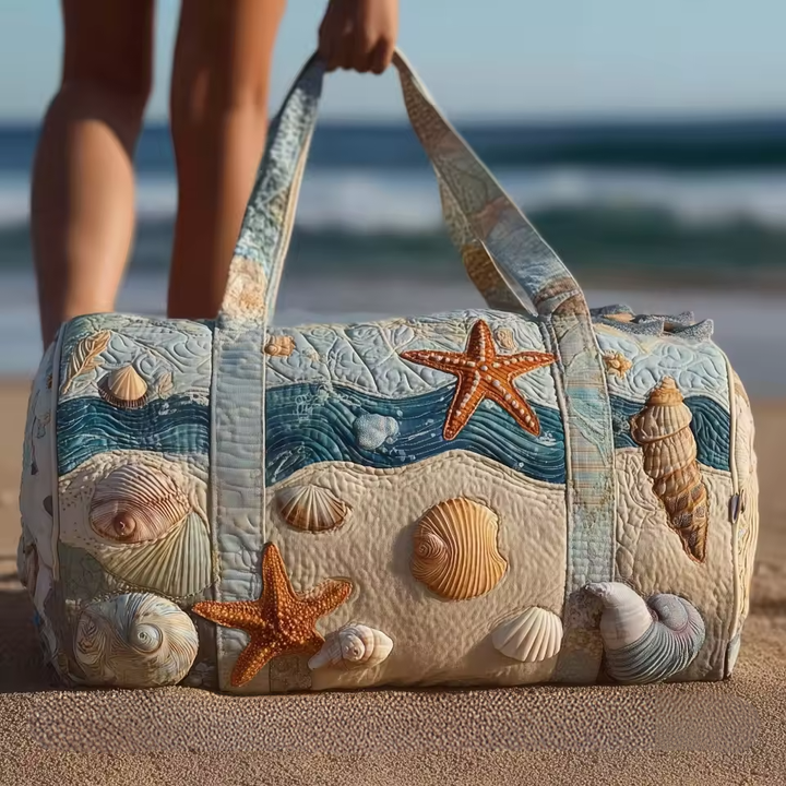 Apolline | Sac de voyage souple fait main – sac de voyage souple motif Apolline
