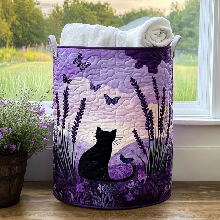 Panier à linge matelassé – Forme de chat